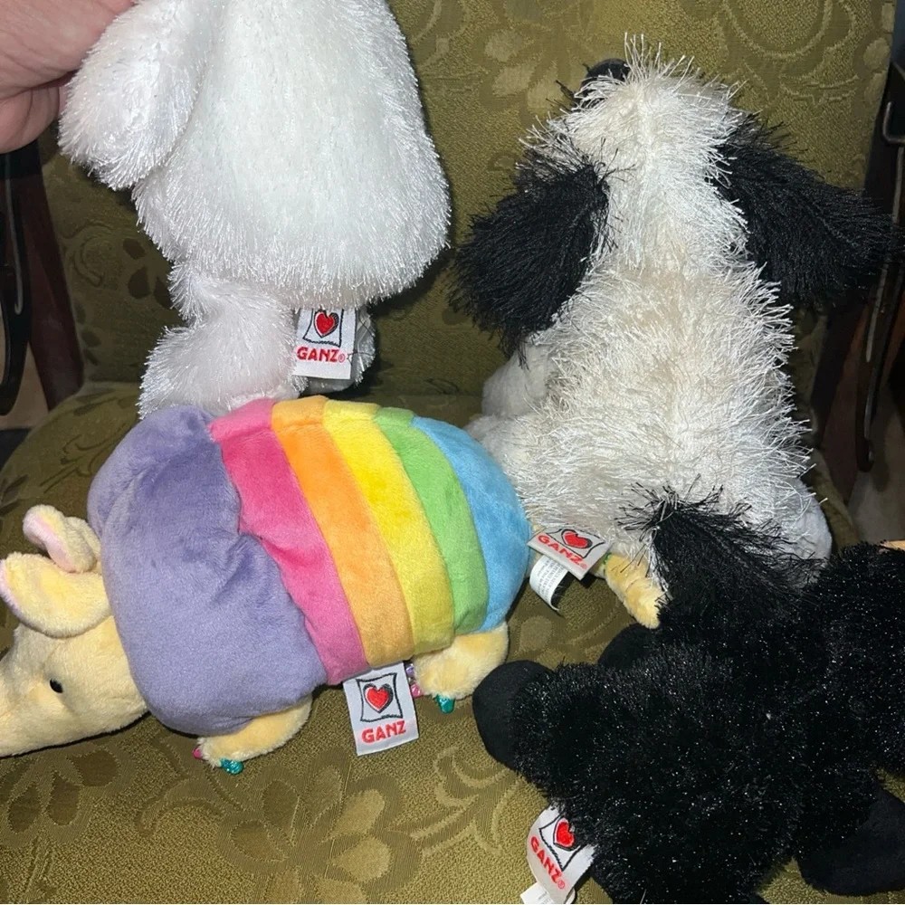 Webkins bundle of 7 GANZ Colorful retired Plushies Toy